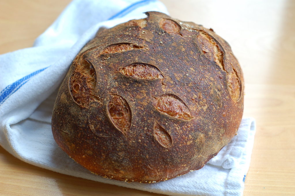 Artisan sourdough hearth loaf