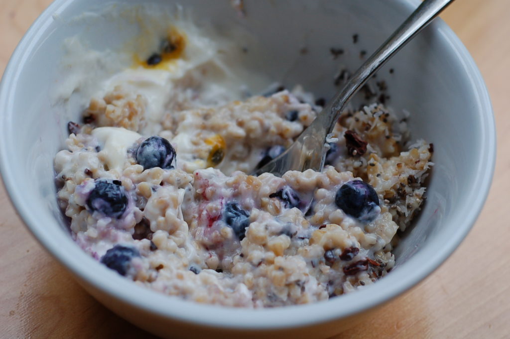 Instant pot pot-in-pot steel cut oatmeal