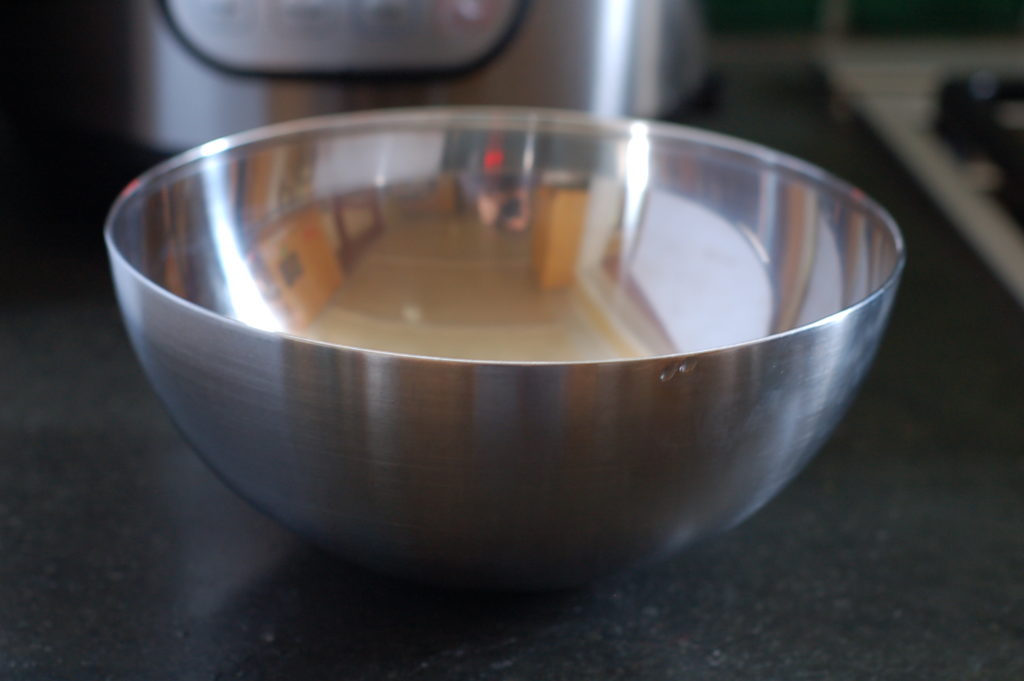 Stainless steel pot-in-pot bowl