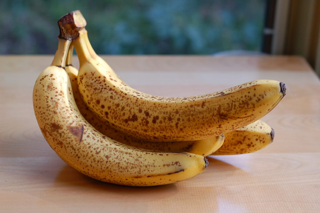 Overripe bananas