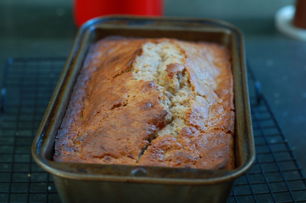 Sourdough banana bread