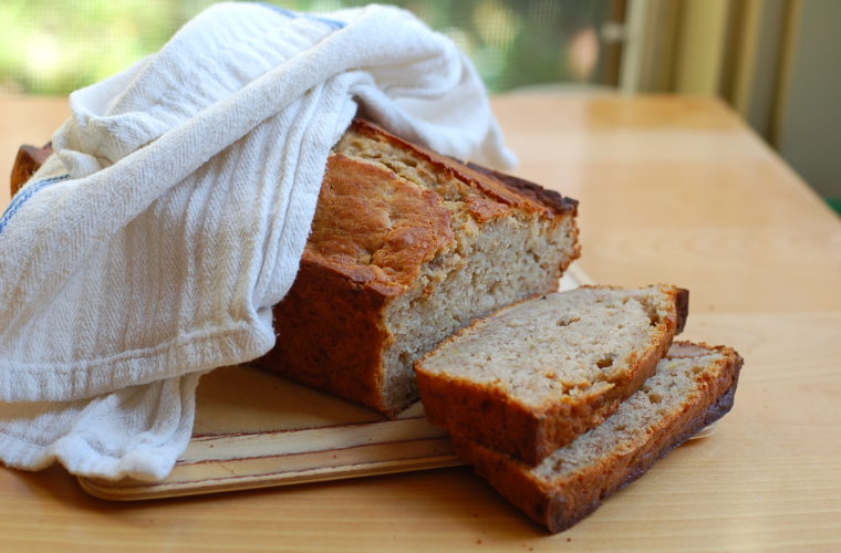 Using your starter: sourdough banana bread