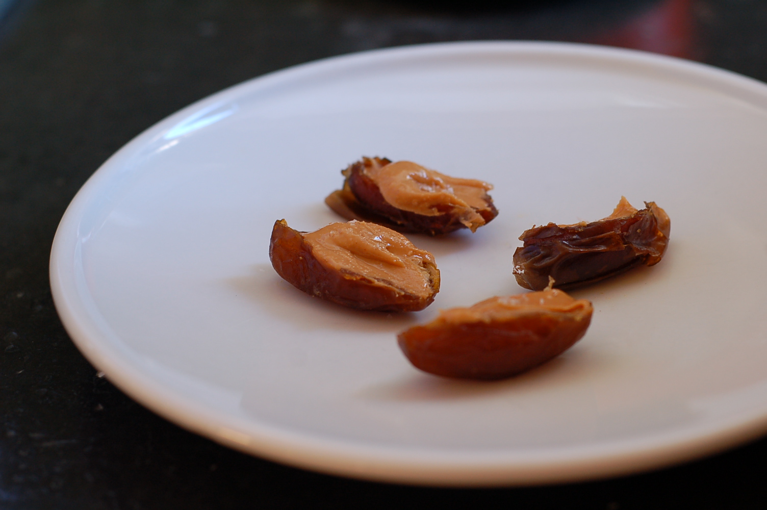 World’s easiest, tastiest, healthiest dessert: peanut butter date “cups”