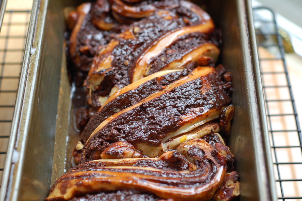 Sourdough chocolate babka