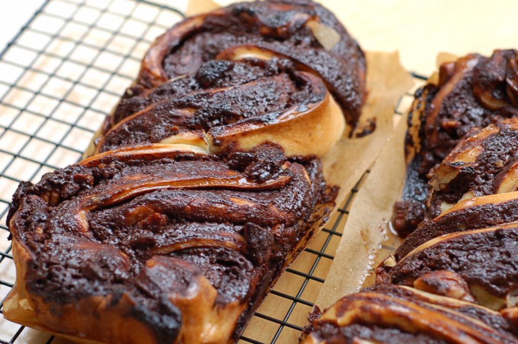 Sourdough chocolate babka