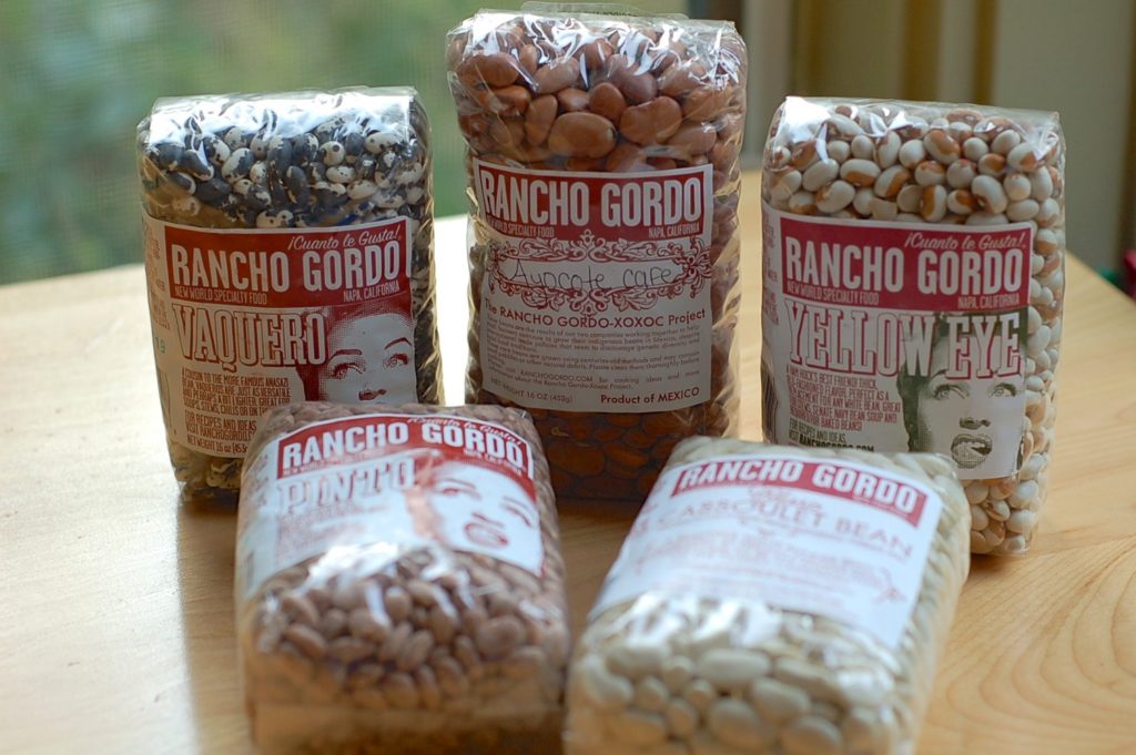 Five bags of Rancho Gordo beans