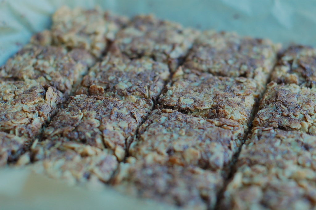 baked choc oat bars together 2